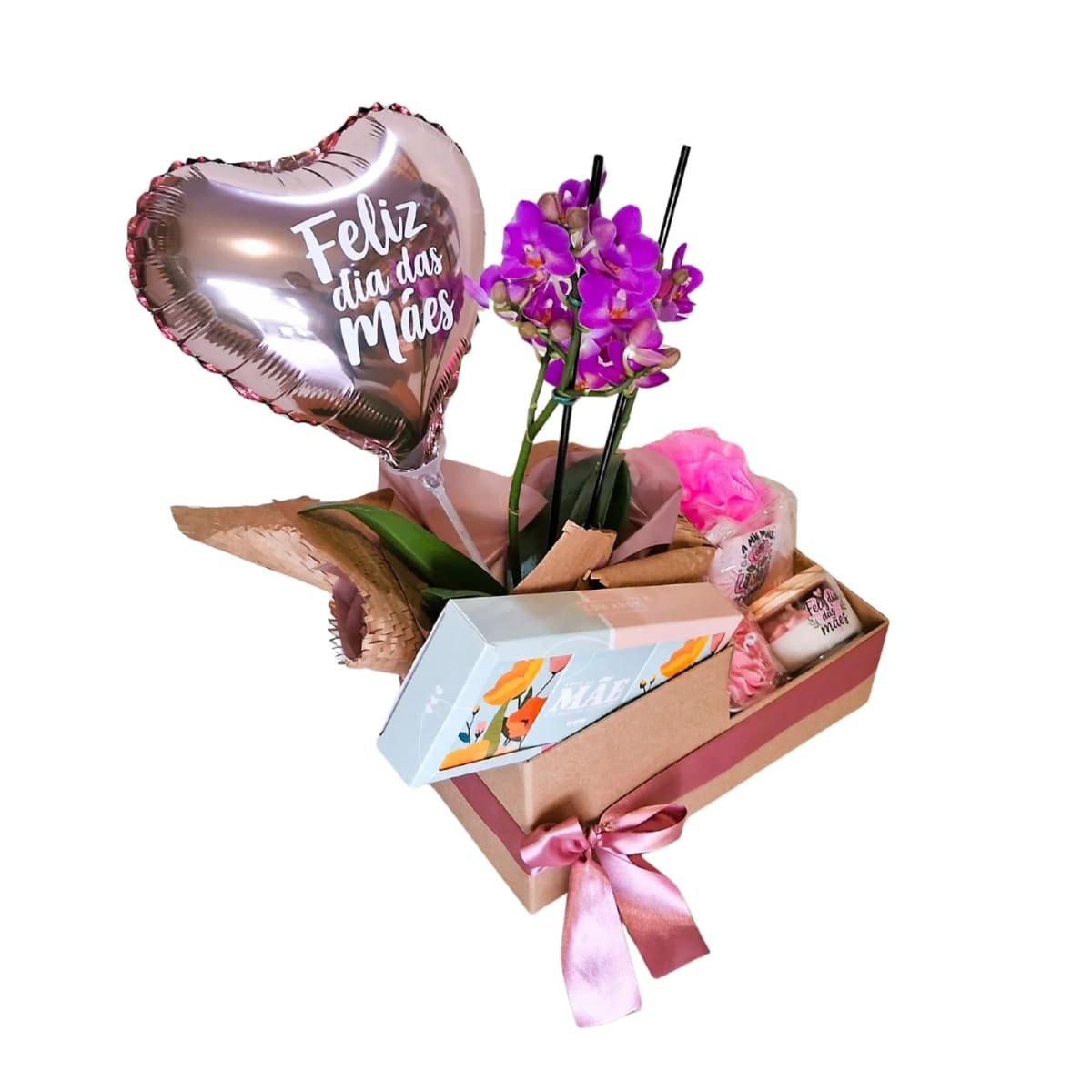 Cesta Mini Spa com Orquidea