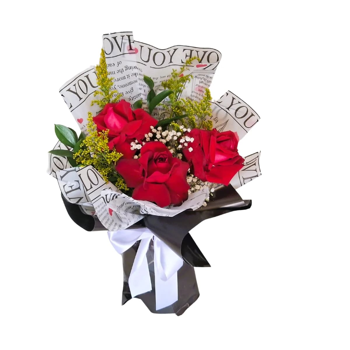 Buque Coreano M 3 Rosas Vermelhas